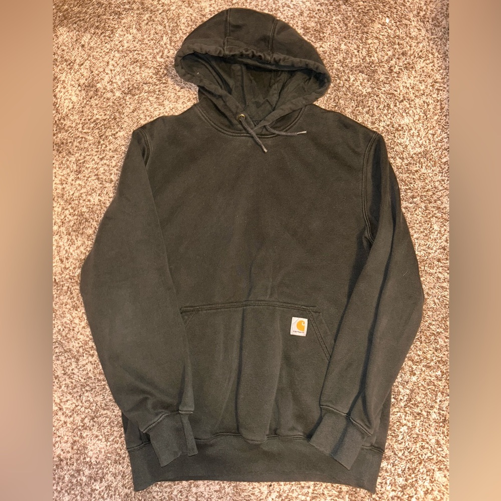 Carhartt Men's Dark Green Hoodie